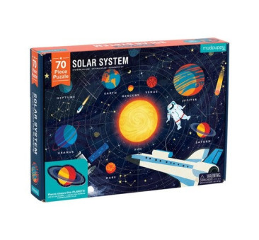 Układ Słoneczny Z Elementami W Kształcie Planet - Puzzle - Mudpuppy