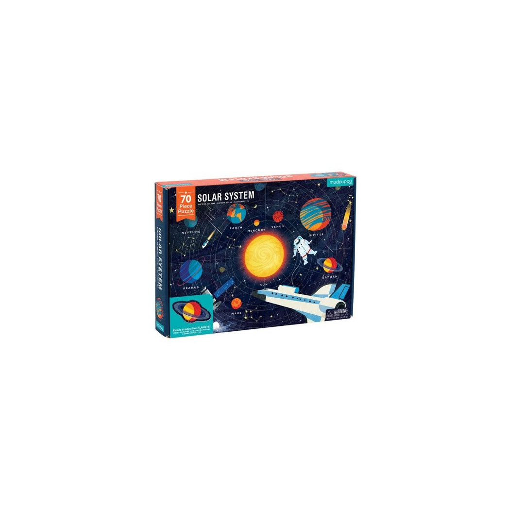 Układ Słoneczny Z Elementami W Kształcie Planet - Puzzle - Mudpuppy