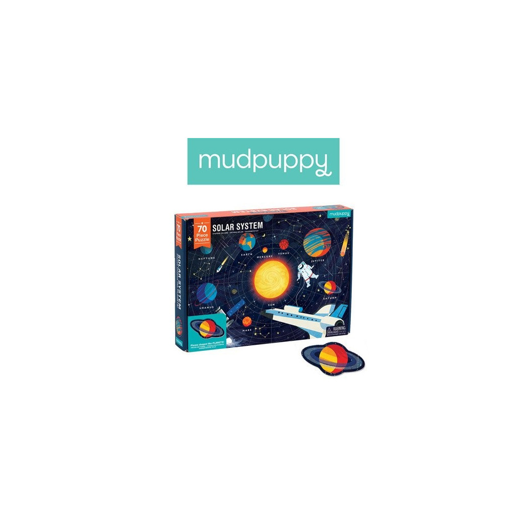 Układ Słoneczny Z Elementami W Kształcie Planet - Puzzle - Mudpuppy
