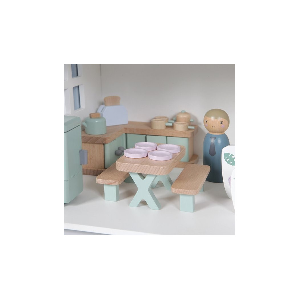 Zestaw Kuchenny - Umebluj Domek Dla Lalek - Little Dutch