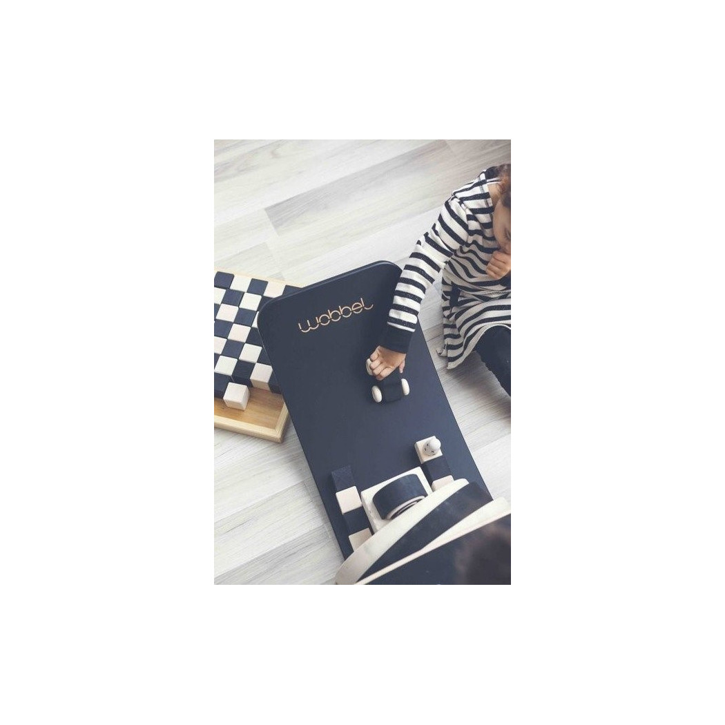 Cała Czarna - Deska Do Balansowania Original - Bez Filcu Black 90 x 30 cm - Wobbel