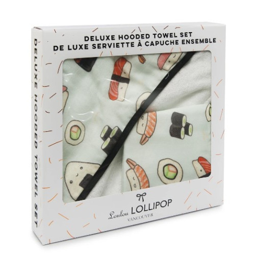 Ręcznik z Kapturkiem - Sushi - LouLou Lollipop