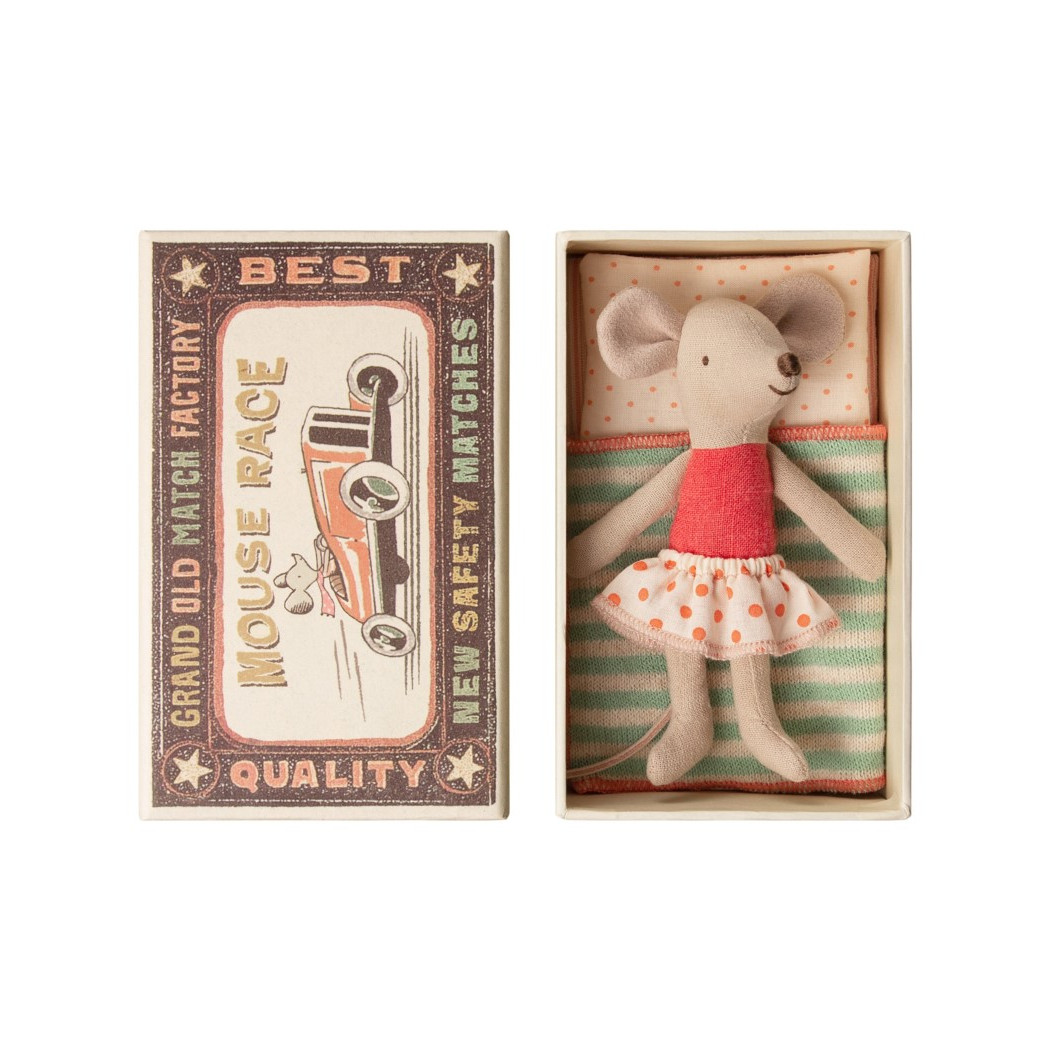 Myszka w Pudełeczku - Mouse In Box - Little Sister - Maileg