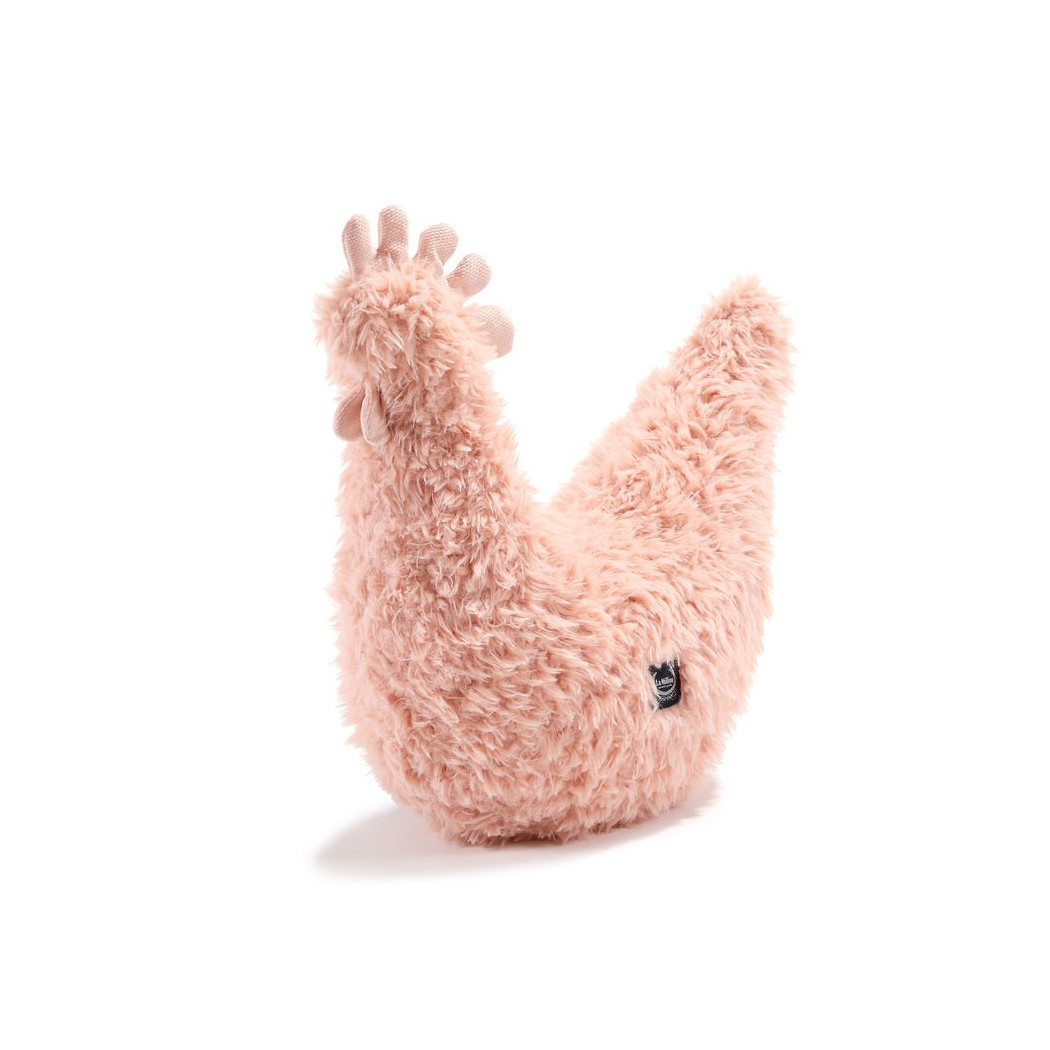 Powder Pink - Dzika Kura Babci Dany - Ozdobna Poduszka do Karmienia - La Millou