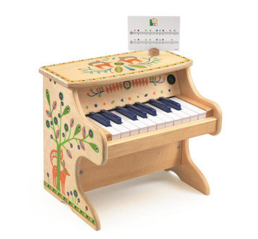 Drewniane Pianino Elektroniczne - 18 klawiszy - Djeco