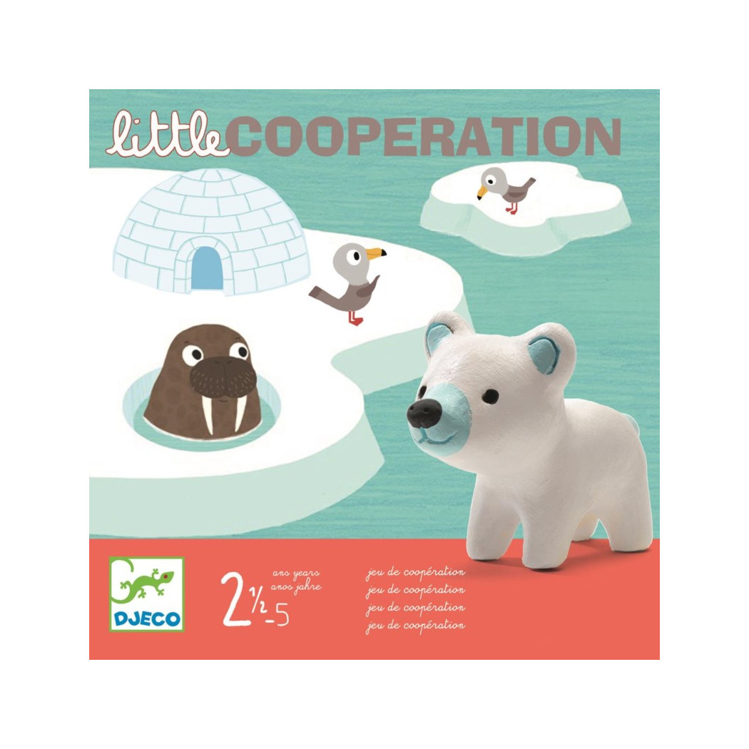 Zwierzaki na Arktyce - Little cooperation - Gra dla Dzieci - Djeco