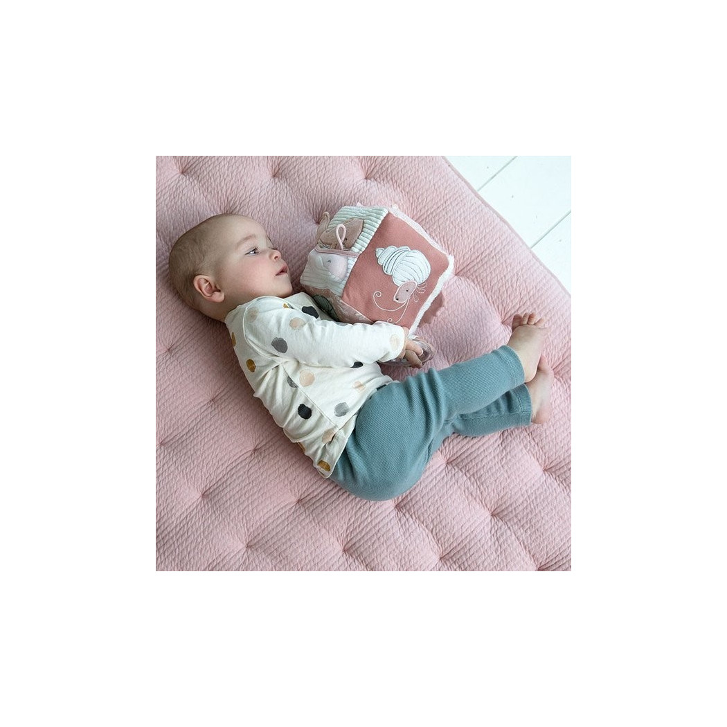 Różowa - Miękka Kostka Aktywizująca Ocean - Little Dutch