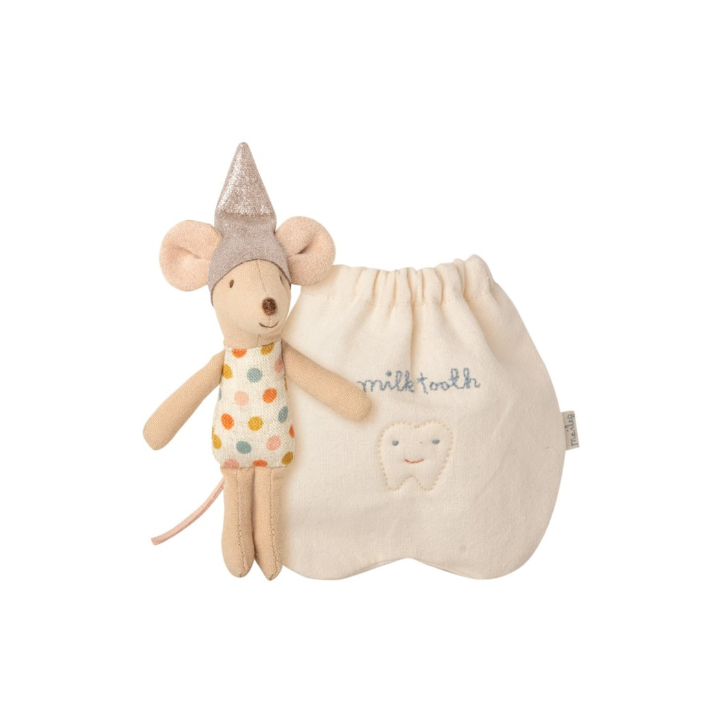 Myszka Zębuszka w Woreczku - Tooth Fairy Mouse - Little Sister - Maileg