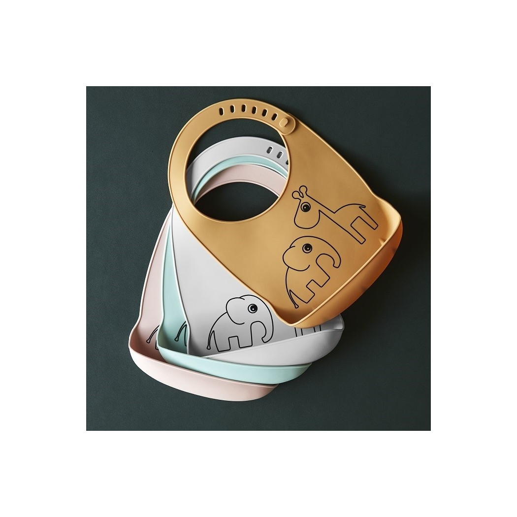 Mustard - Śliniak Silikonowy - Done By Deer