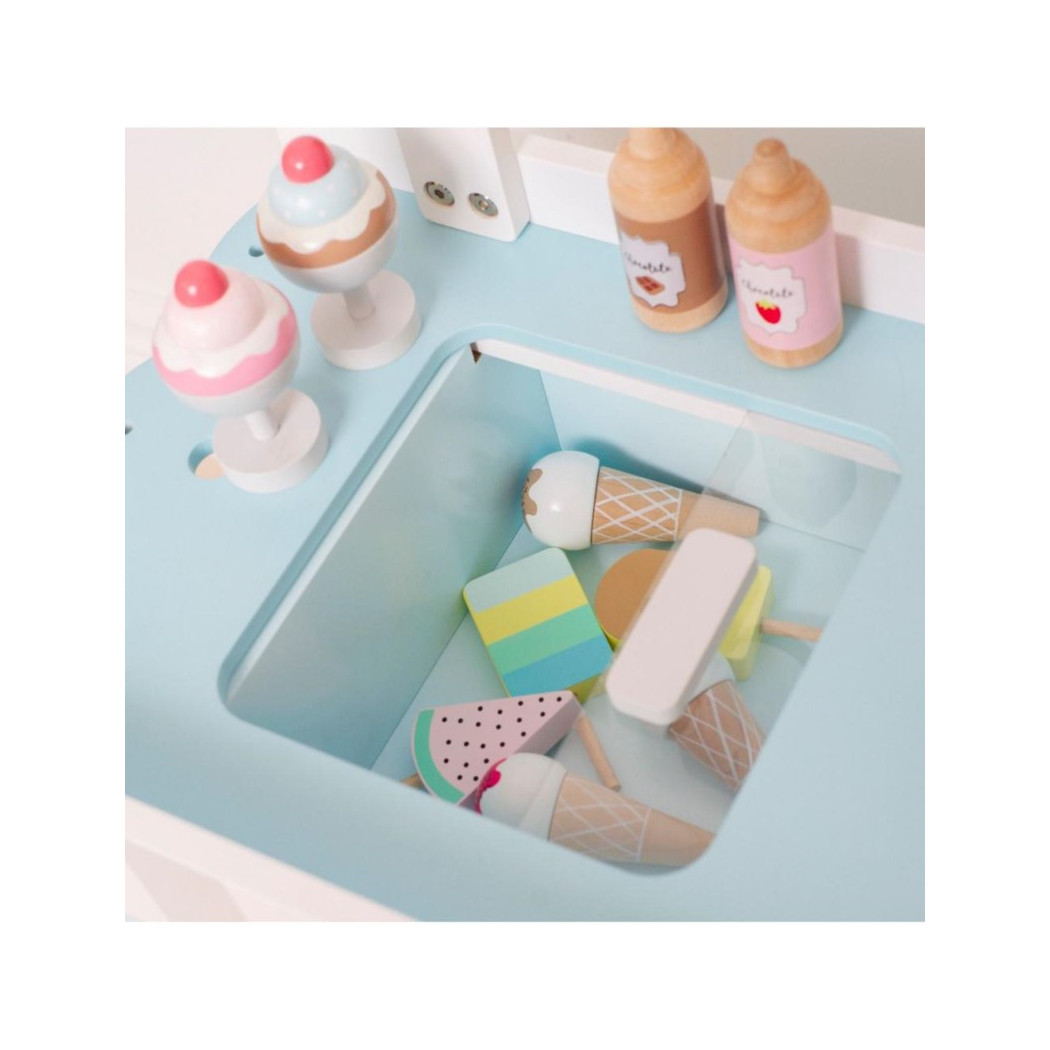 WYPRZEDAŻ Sklep Lodziarnia Duża Drewniana Zabawka - JaBaDaBaDo