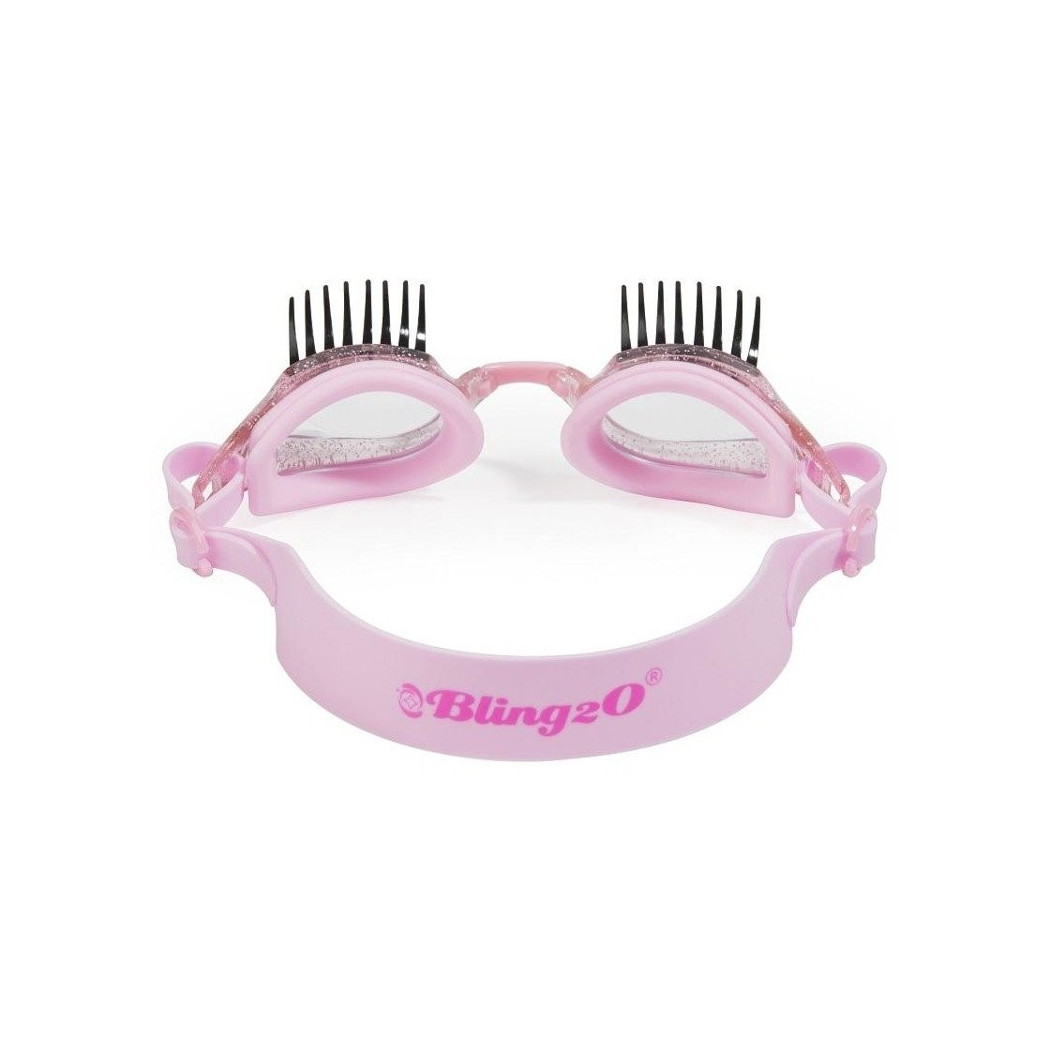 Rzęsy - Okulary Do Pływania - Różowe - Bling2O