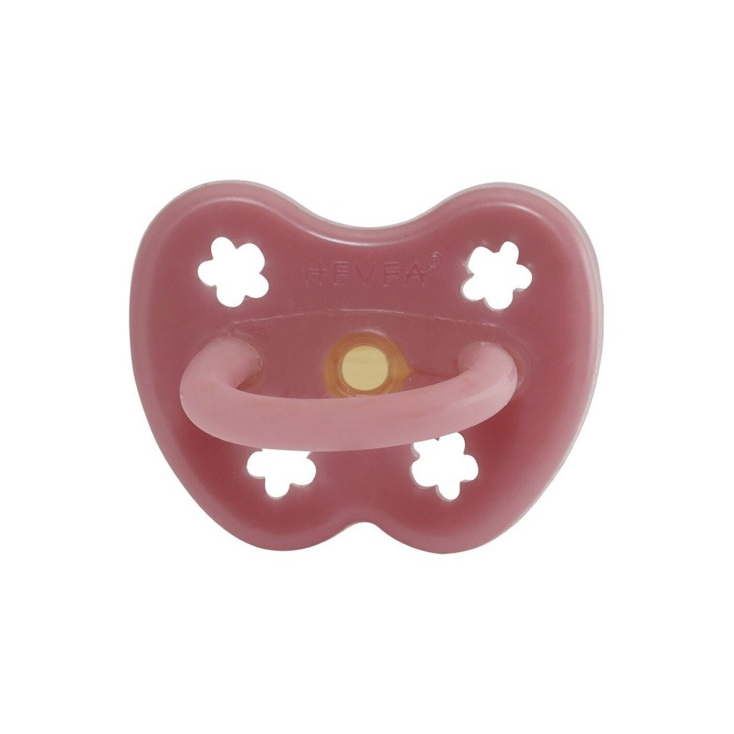 WYPRZEDAŻ Watermelon Kwiatki - 0-3 msc - Anatomiczny Smoczek Kauczukowy - Orthodontic - Różowy - Hevea