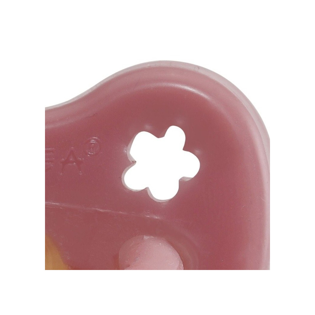 WYPRZEDAŻ Watermelon Kwiatki - 0-3 msc - Anatomiczny Smoczek Kauczukowy - Orthodontic - Różowy - Hevea
