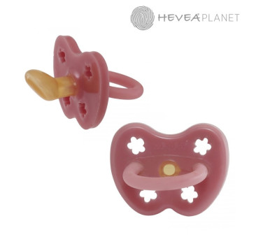 Watermelon Kwiatki - 3-36  msc - Anatomiczny Smoczek Kauczukowy - Orthodontic - Różowy - Hevea