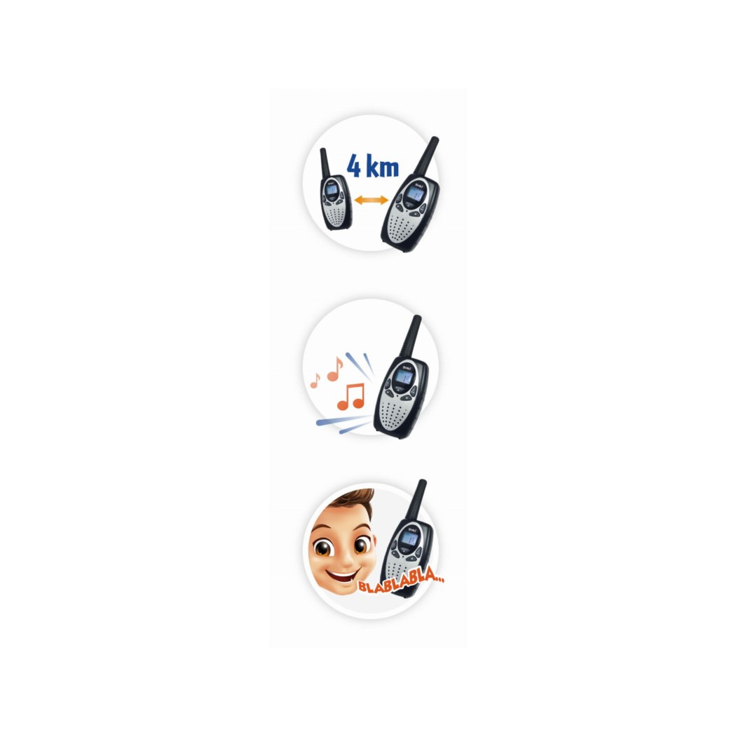 PROMOCJA WALKIE TALKIE Bezprzewodowe dla Dzieci - Zasięg 4 km - BUKI