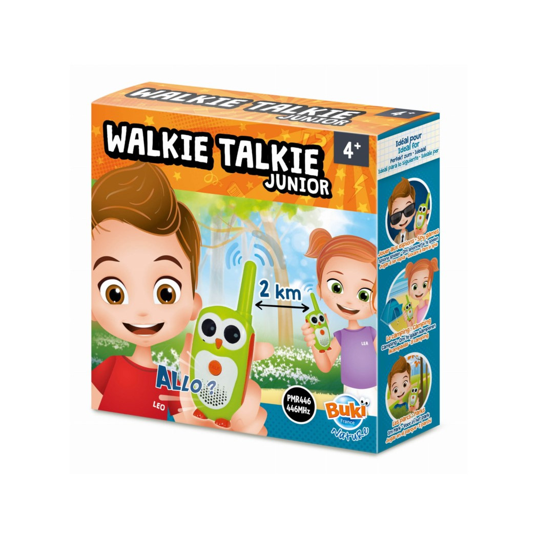 PROMOCJA WALKIE TALKIE Junior Bezprzewodowe dla Dzieci - Zasięg 2 km - BUKI