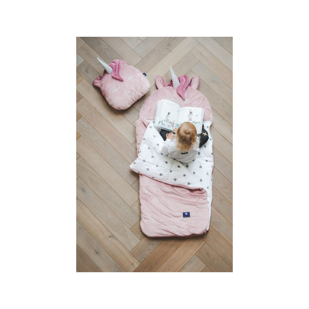 Śpiworek Sleepover M - Różowy Jednorożec - rozm. M - Vestom - Kidspace