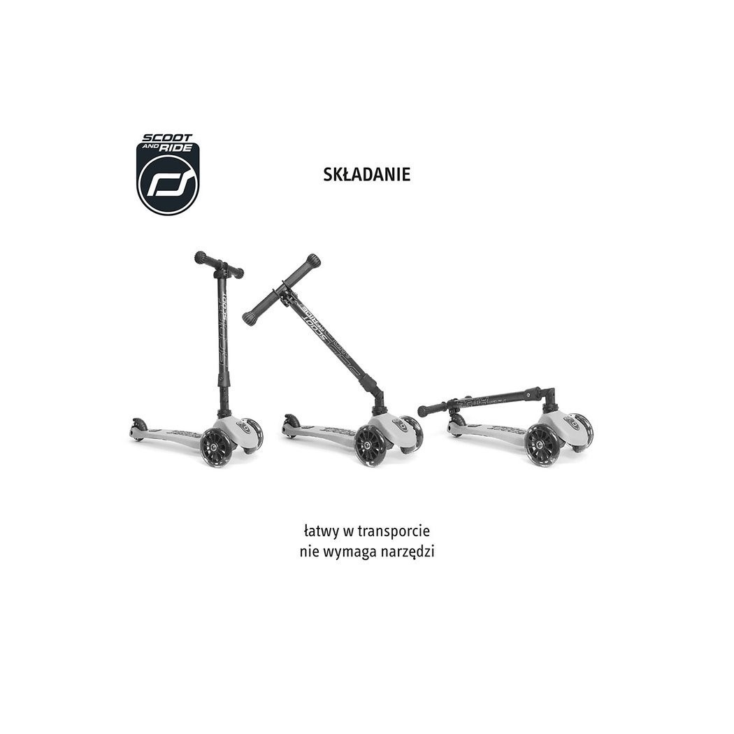 Kiwi - Highwaykick 3 Led - Hulajnoga Składana Ze Świecącymi Kółkami 3+ - Scootandride