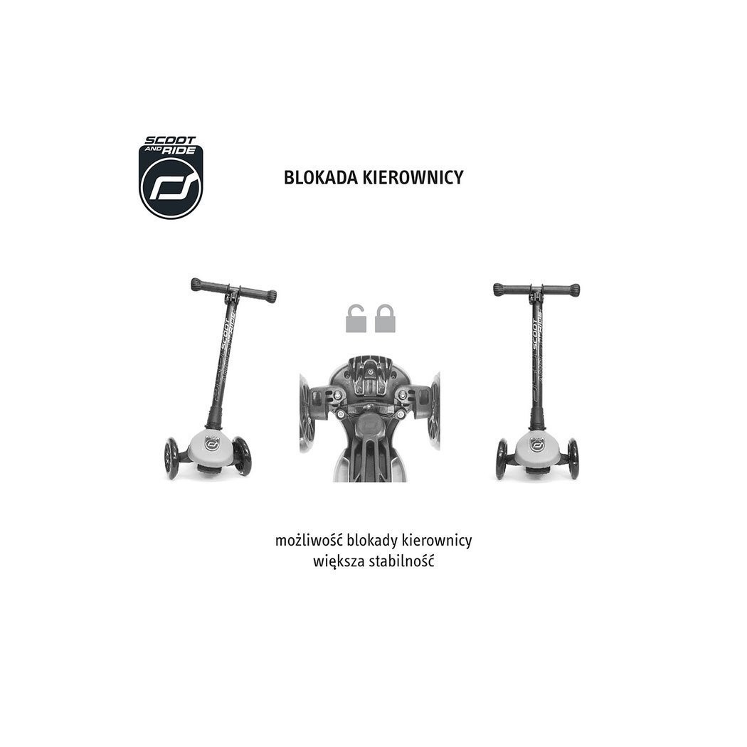 Kiwi - Highwaykick 3 Led - Hulajnoga Składana Ze Świecącymi Kółkami 3+ - Scootandride