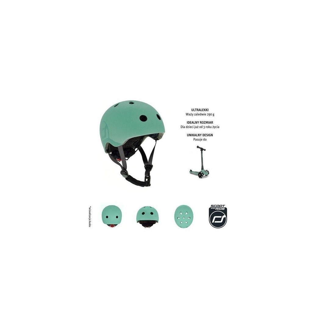 Forest - Kask S-M Dla Dzieci 3+ - ScootandRide Scoot&Ride