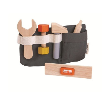 Pas z Drewnianymi Narzędziemi - Plan Toys - Montessori