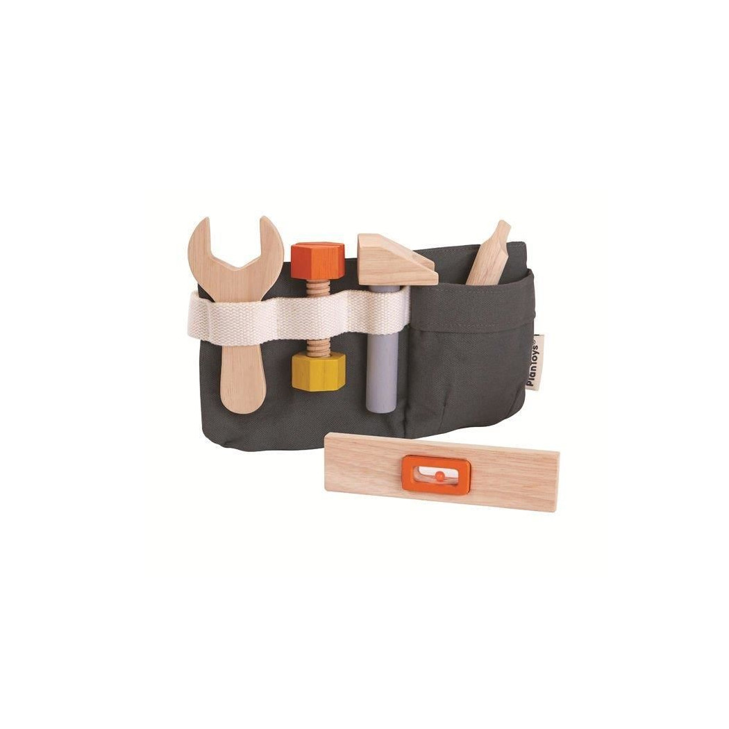 WYPRZEDAŻ Pas z Drewnianymi Narzędziami- Plan Toys - Montessori