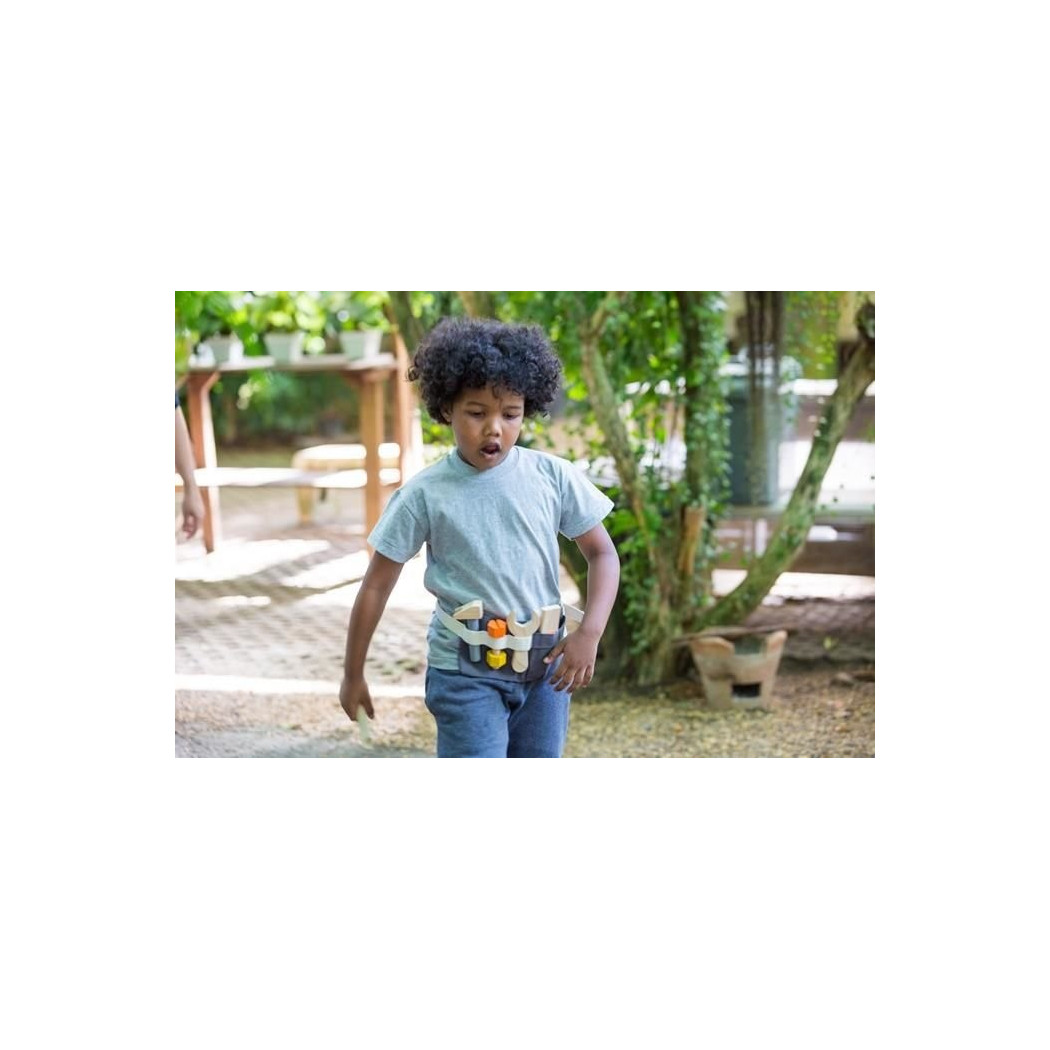 WYPRZEDAŻ Pas z Drewnianymi Narzędziami- Plan Toys - Montessori