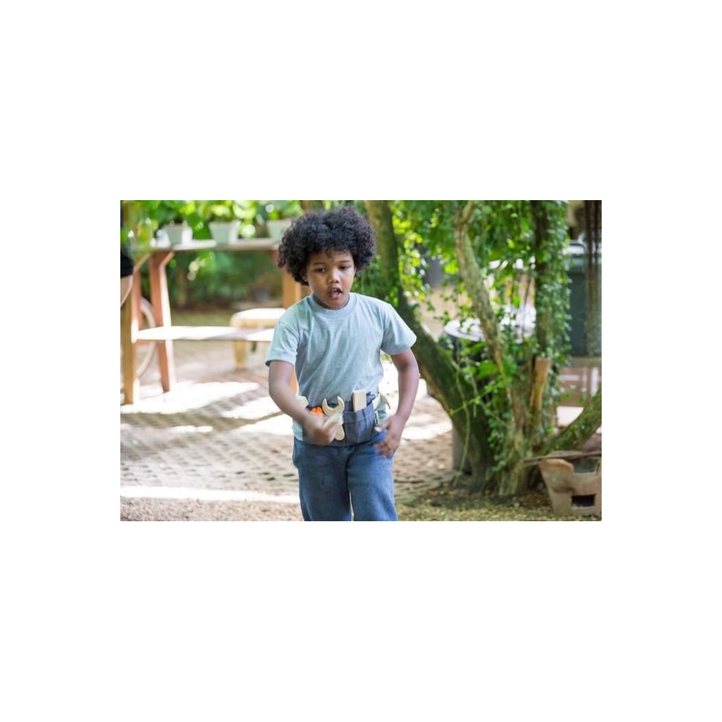 WYPRZEDAŻ Pas z Drewnianymi Narzędziami- Plan Toys - Montessori