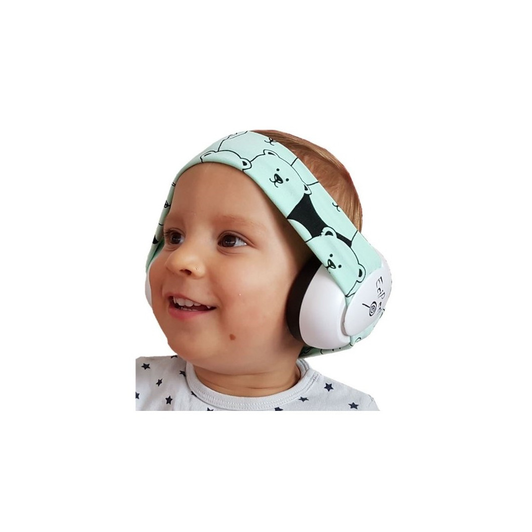 Słuchawki Wygłuszające - Panda Mięta - EciPeci