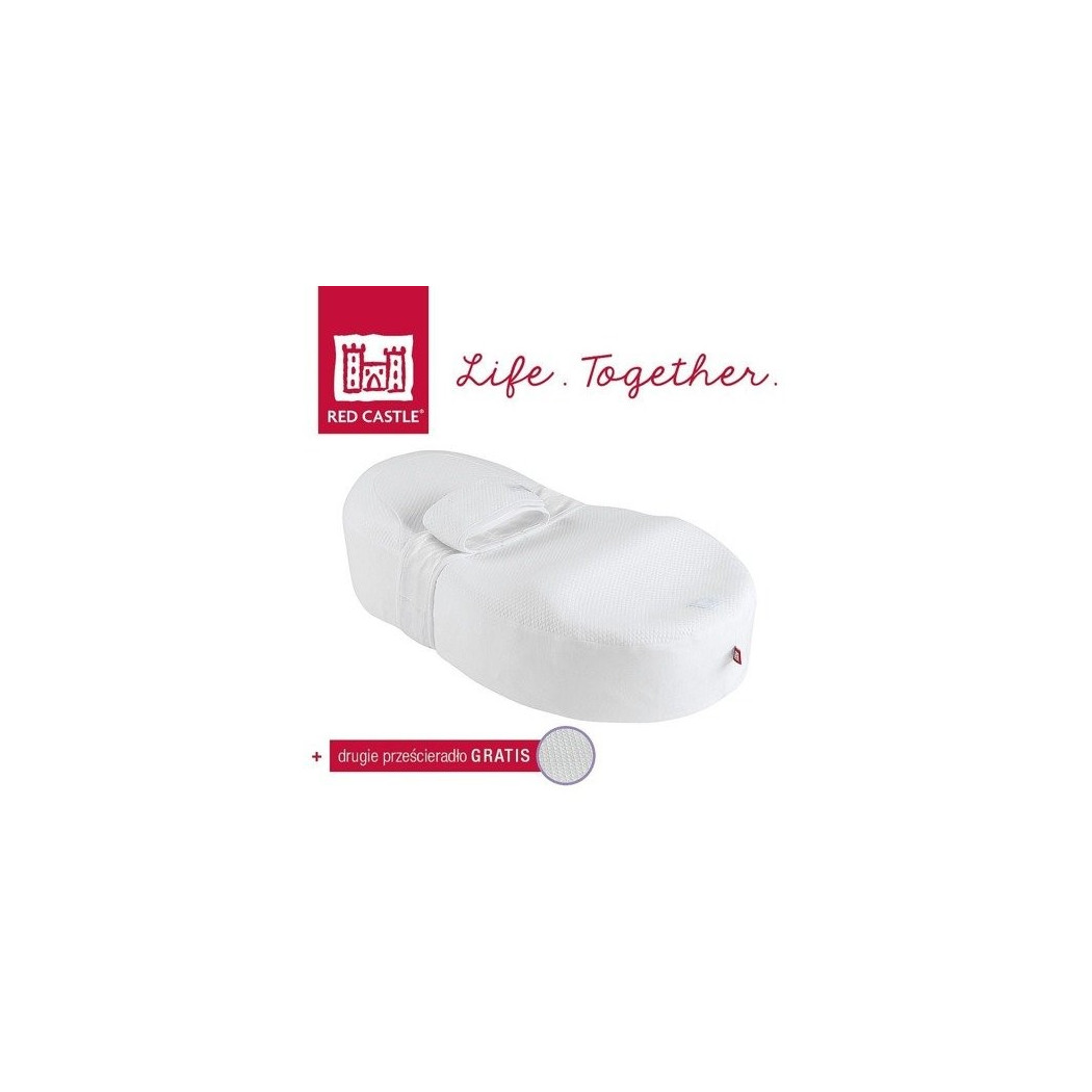 Ergonomiczny materac dla niemowląt Cocoonababy - Z Prześcierdałem GRATIS - Red Castle