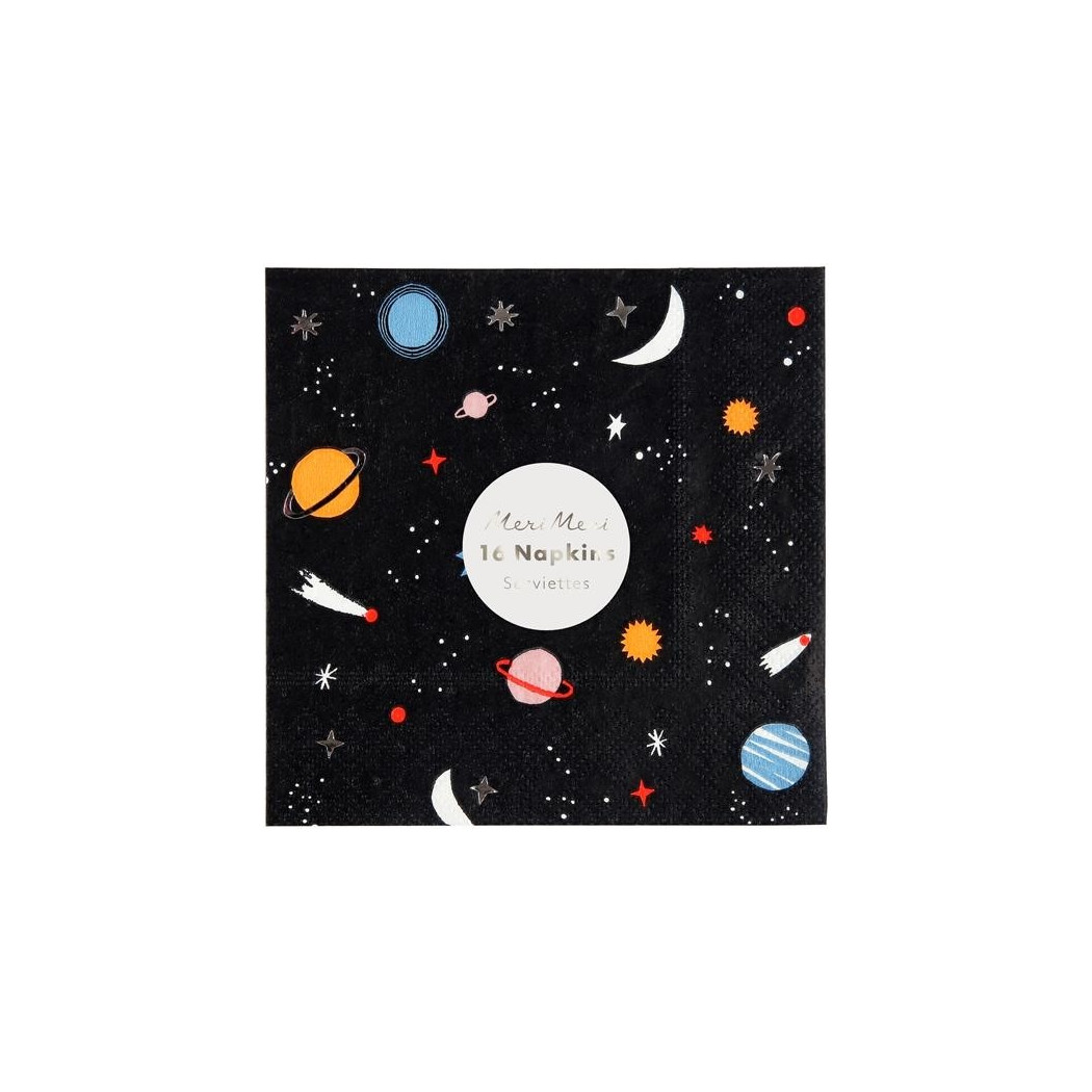 Małe Serwetki  - Kosmos - Meri Meri