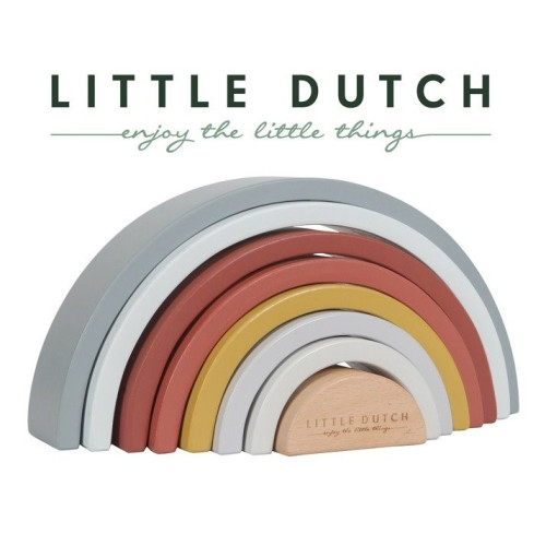 Pure & Nature - Drewniana Tęcza -  Little Dutch