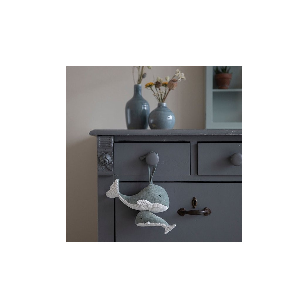 Mięta - Pozytywka Wieloryb - Ocean -  Little Dutch