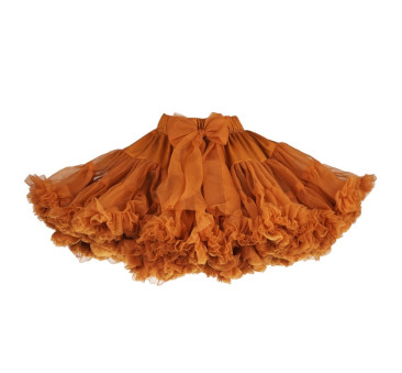 Spódniczka Karmel  7-9  Lata- Manufaktura Falbanek- Tiulowa Pettiskirt