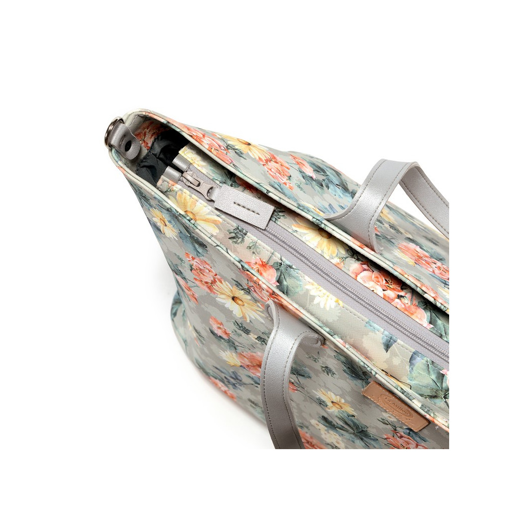 Torba Large Zip z Saszetką - Blooming Boutique - Premium - La Millou Feeria