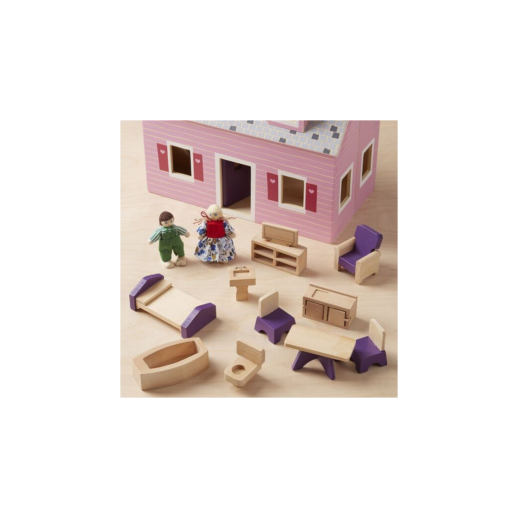 WYPRZEDAŻ Drewniany Domek Dla Lalek - Melissa & Doug