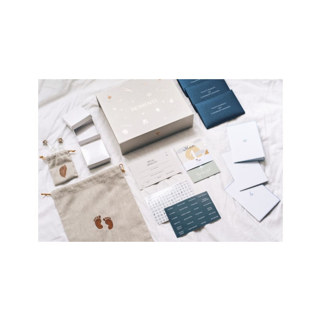 Warm Beige - Pudełko Moments Box - Vestom - Kidspace