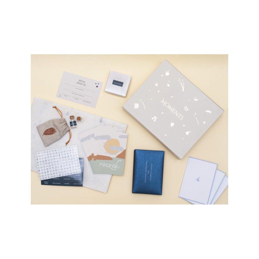 Warm Beige - Pudełko Moments Box - Vestom - Kidspace