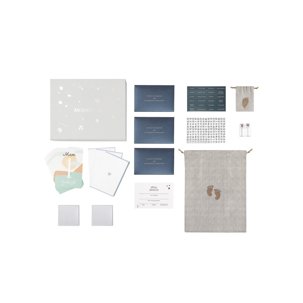 Warm Beige - Pudełko Moments Box - Vestom - Kidspace