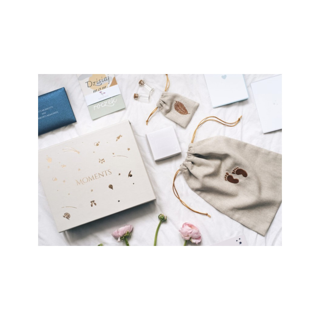 Warm Beige - Pudełko Moments Box - Vestom - Kidspace