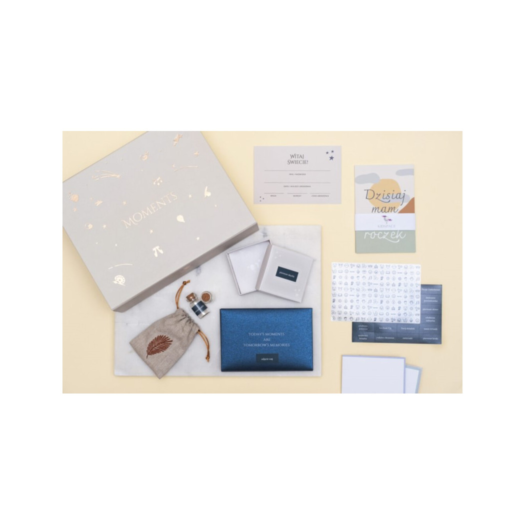 Warm Beige - Pudełko Moments Box - Vestom - Kidspace