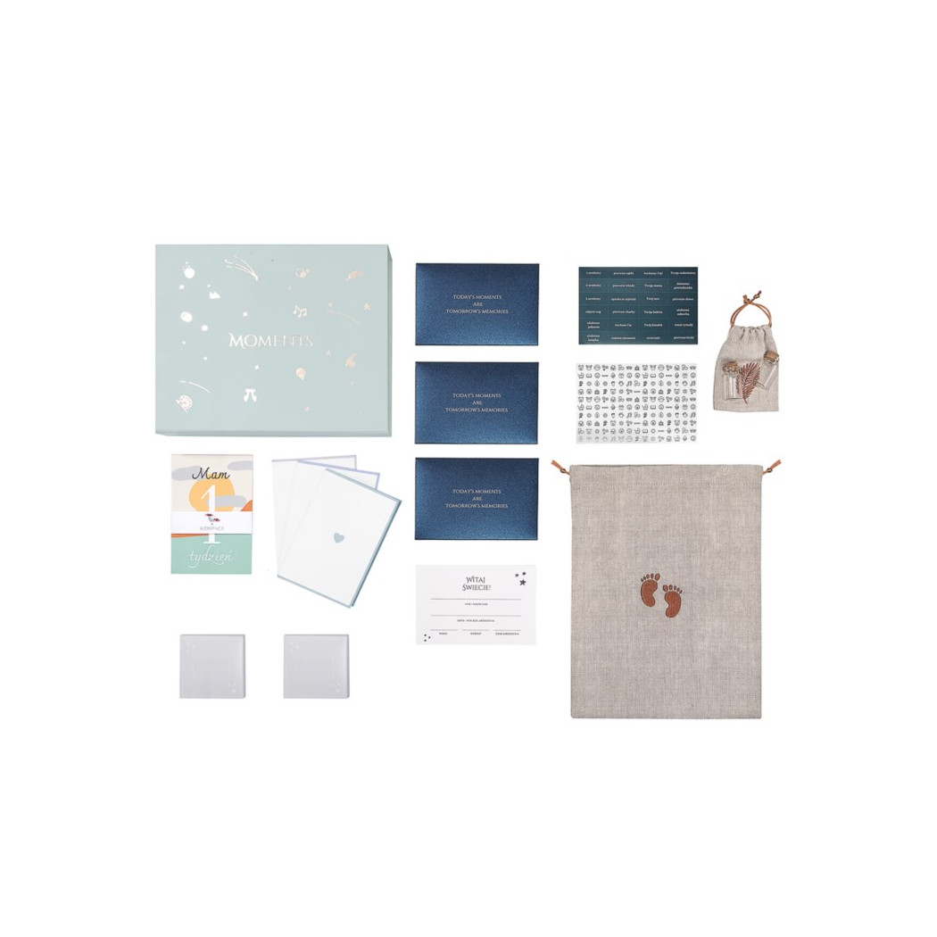 Cold Grey - Pudełko Moments Box - Vestom - Kidspace