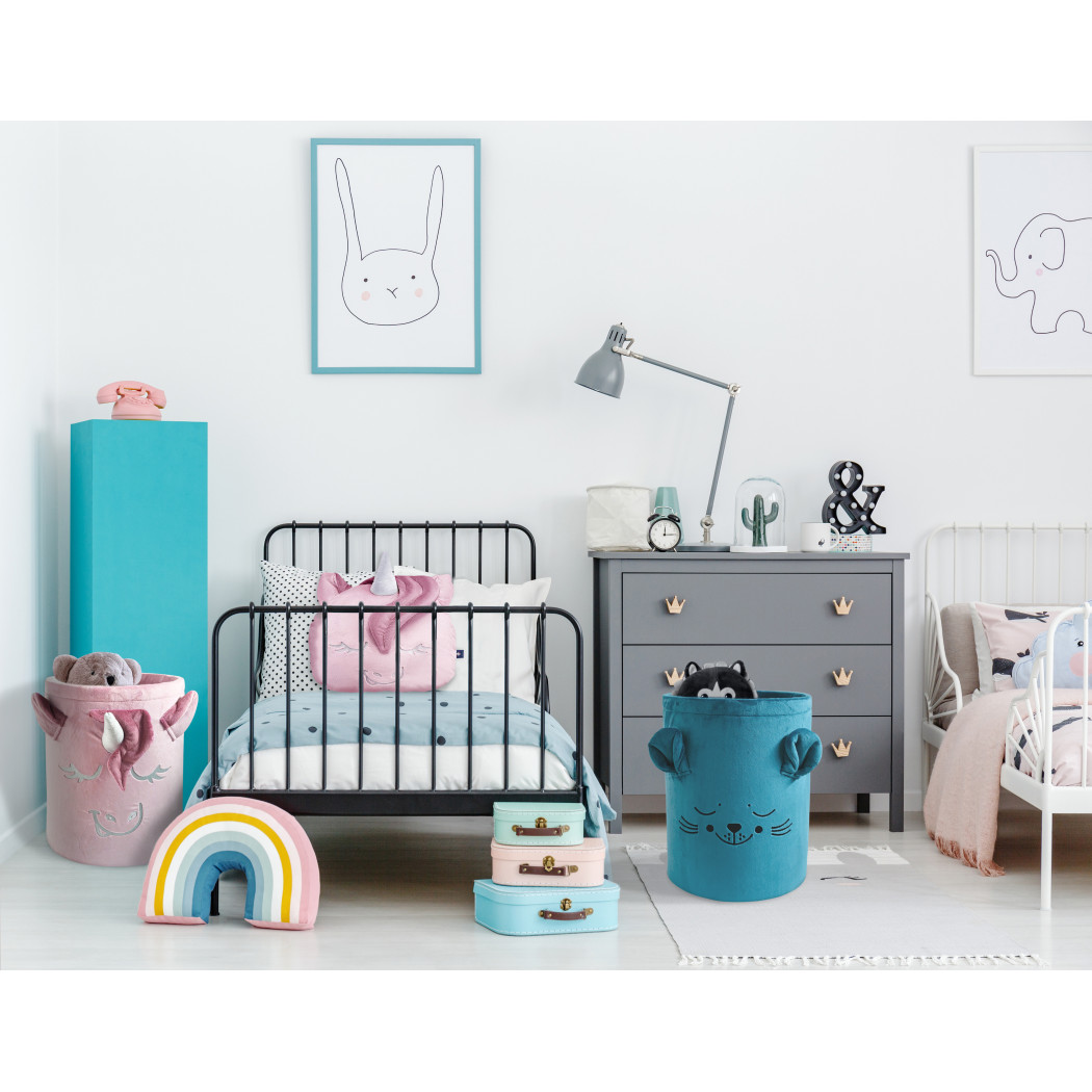 Pudrowy Jednorożec - Kosz Na Zabawki XL - Vestom - Kidspace