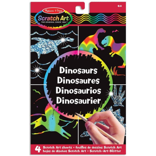 Zdrapki Holograficzne Kolorowe - Dinozaury - Melissa & Doug
