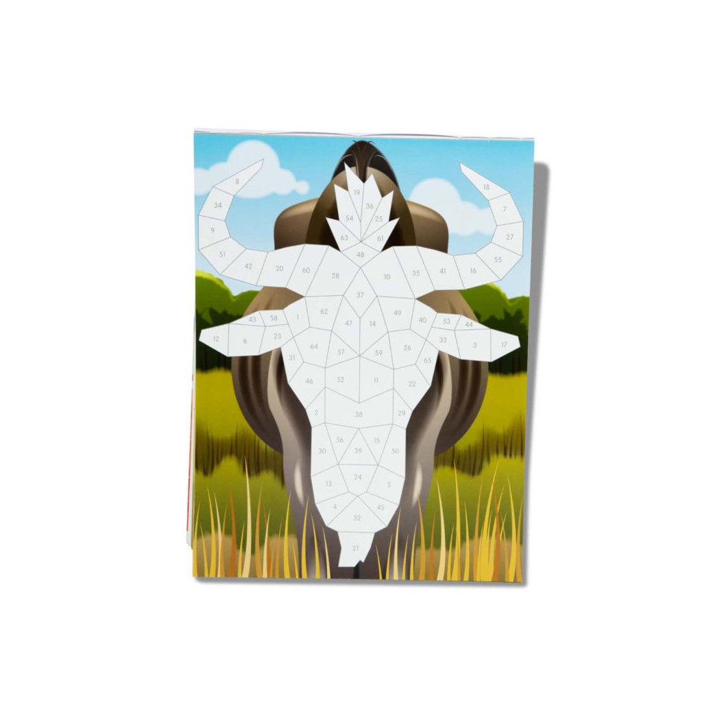 Safari - Mozaika Do Wyklejania - Melissa & Doug - Naklejki Wielokrotnego Użytku 7+