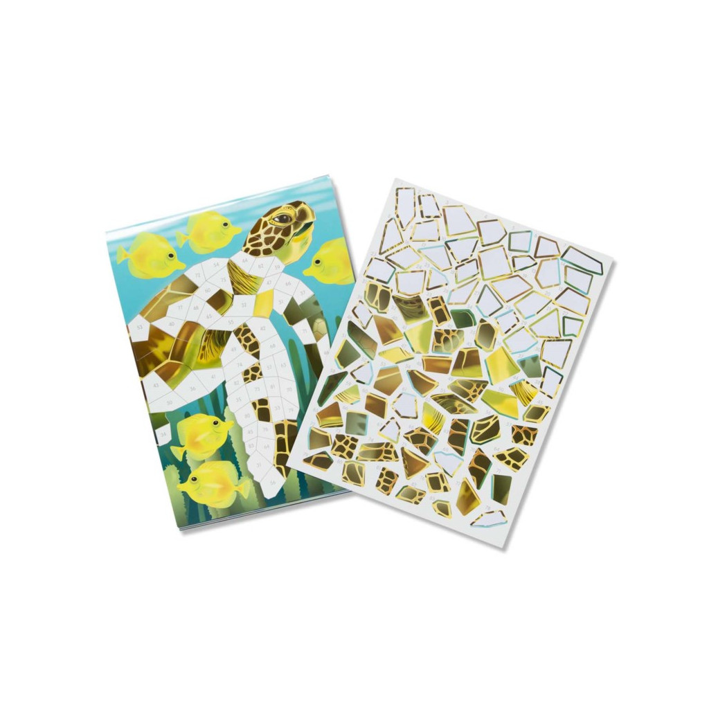 Ocean - Mozaika Do Wyklejania - Melissa & Doug - Naklejki Wielokrotnego Użytku