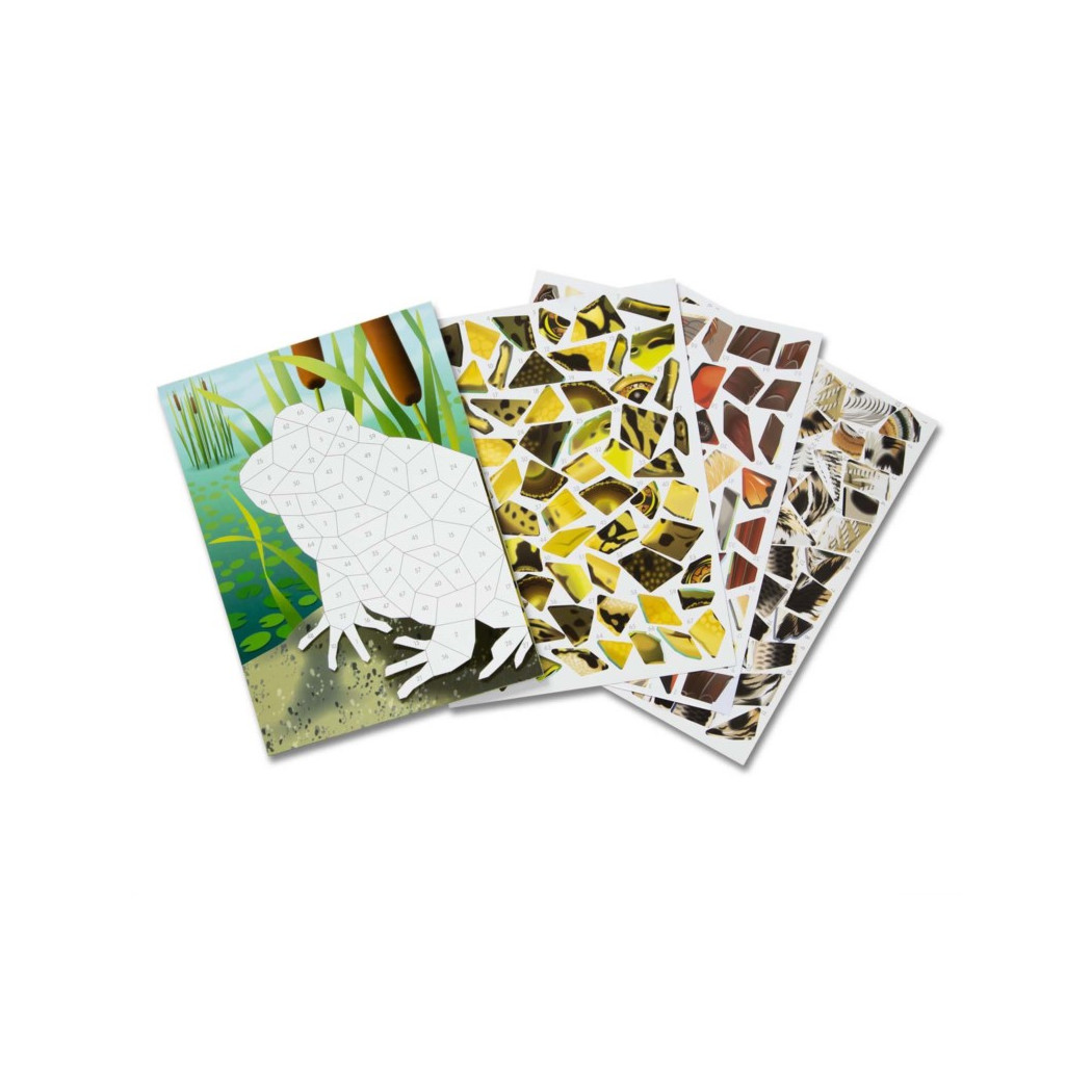 Nature - Mozaika Do Wyklejania - Melissa & Doug - Naklejki Wielokrotnego Użytku Natura