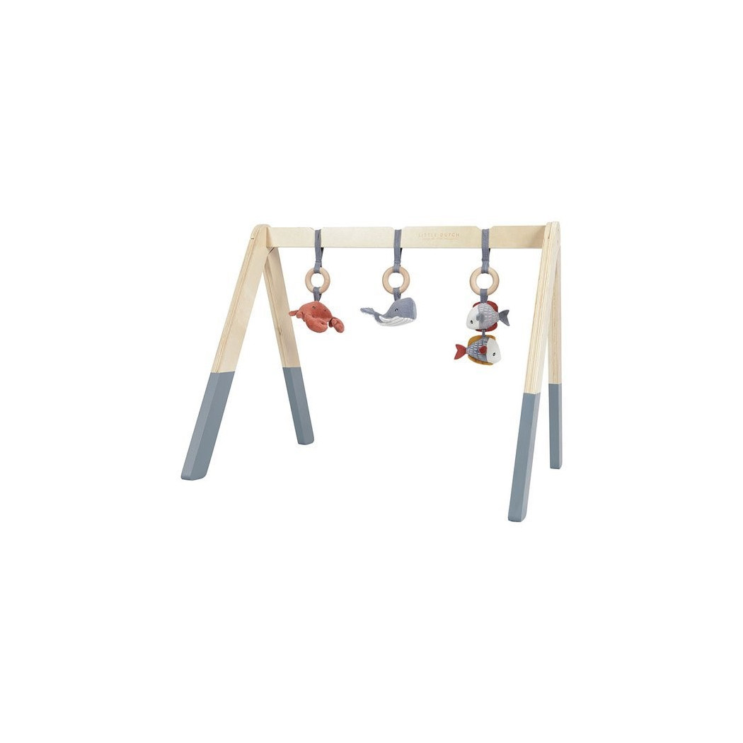 Pałąk Interaktywny - Baby Gym - Błękit - Ocean - Little Dutch