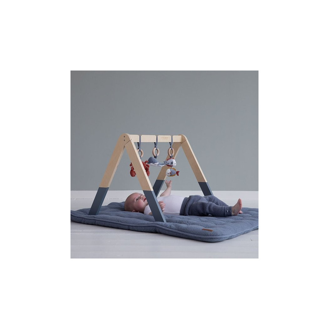 Pałąk Interaktywny - Baby Gym - Błękit - Ocean - Little Dutch