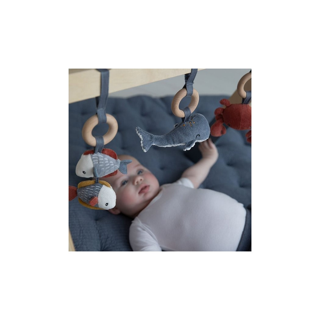 Pałąk Interaktywny - Baby Gym - Błękit - Ocean - Little Dutch